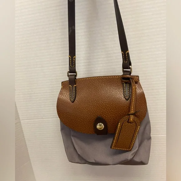 Dooney & Bourke Canvas and Leather Crossbody bag - Picture 1 of 11
